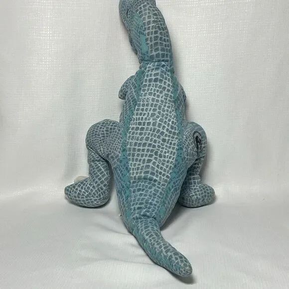 Jurassic Park World Blue Velociraptor Dinosaur Plush Stuffed Animal 14” Raptor - Picture 9 of 10